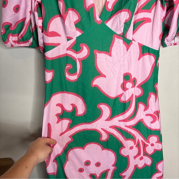 Rhode Ester Print Floral Midi Dress - Picture 4 of 10